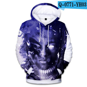 XXX Tentacion Cotton Hoodies - Shifts Little Spot